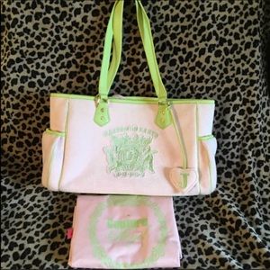 Juicy Couture Baby Diaper Bag 💕💚